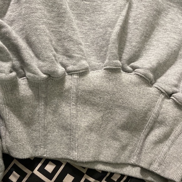 Corset cropped sweatshirt - Picture 2 of 3